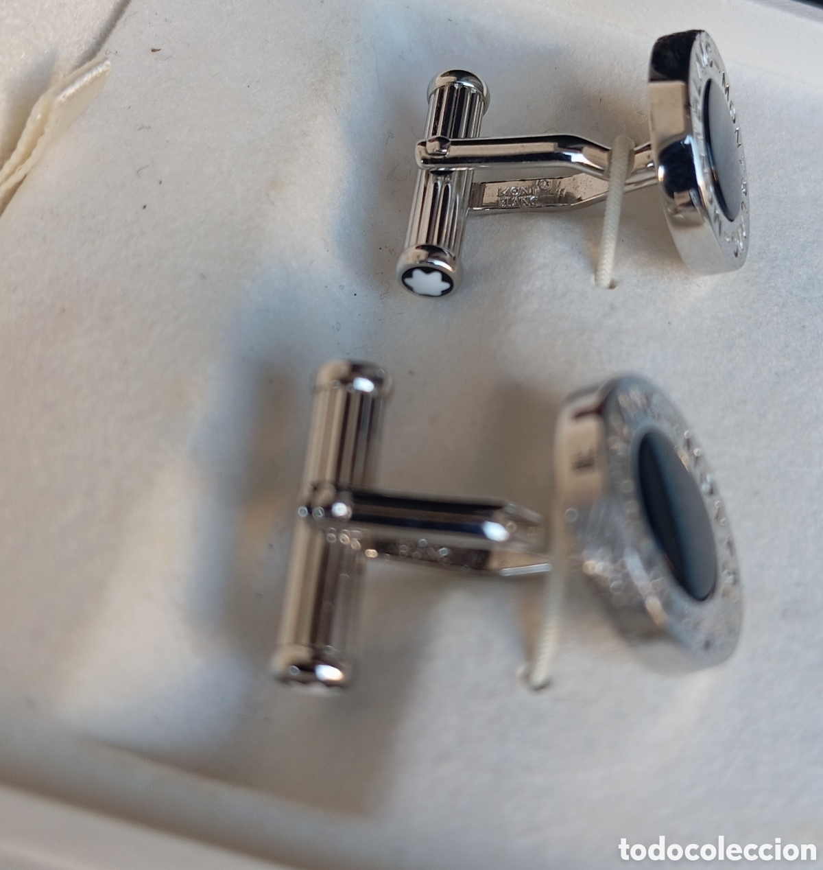 Vintage: Gemelos Montblanc de acero inoxidable - Foto 4