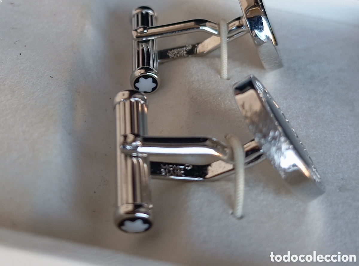 Vintage: Gemelos Montblanc de acero inoxidable - Foto 5