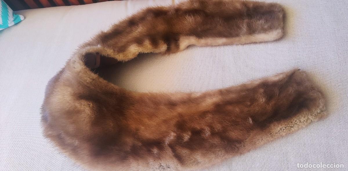 Vintage: CUELLO DE VISON PARA SOBREPONER EN ABRIGO - Foto 2