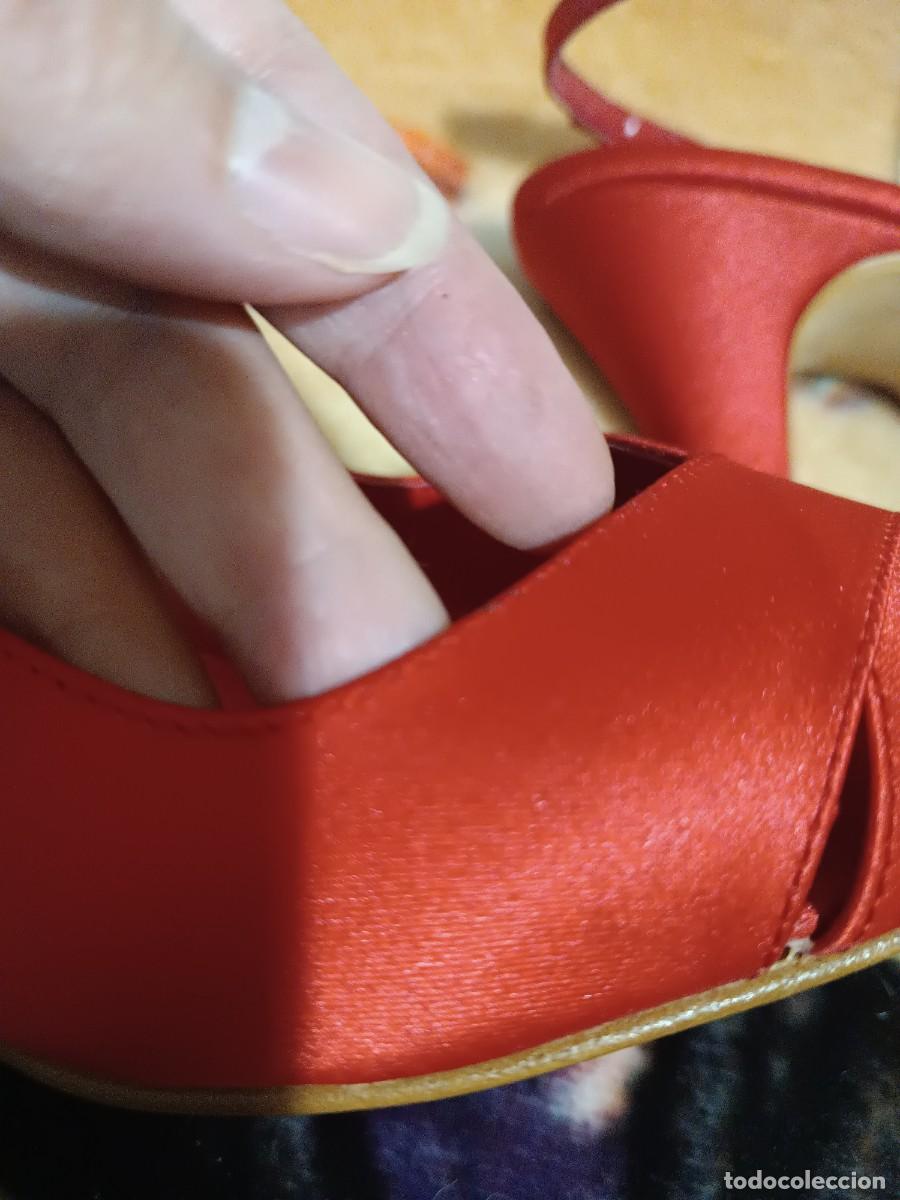Vintage: Zapatos de tac&oacute;n rojo - Foto 5