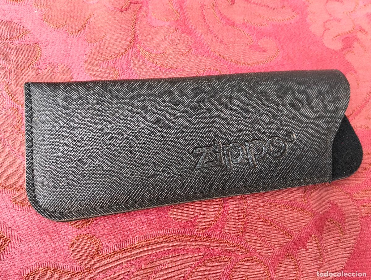 Vintage: Funda de gafas negra marca zippo 16cm - Foto 2
