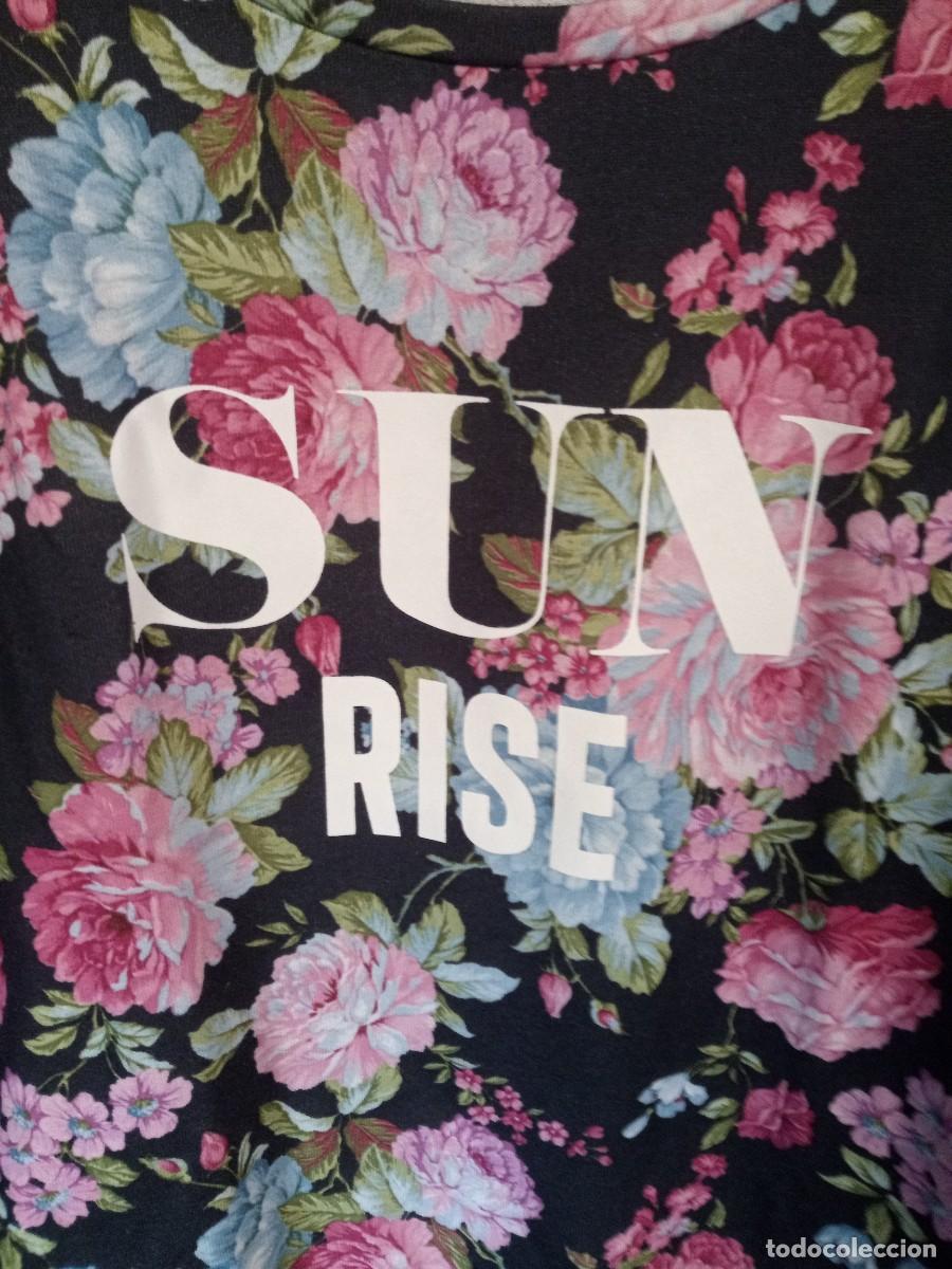 Vintage: Sudadera estampada de flores. Vintage. Pull&Bear. Talla S - Foto 3