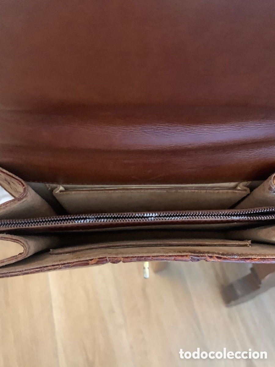 Vintage: Bolso de piel de cocodrilo - Foto 3