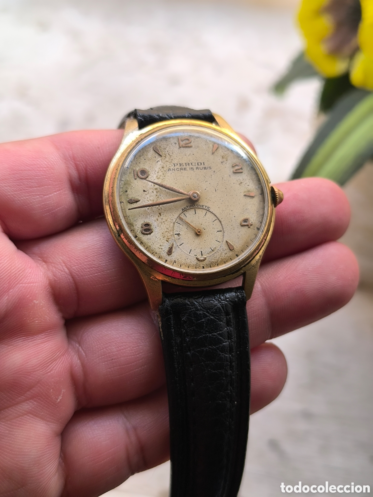 Vintage: Reloj Suizo vintage Perudi - Foto 5