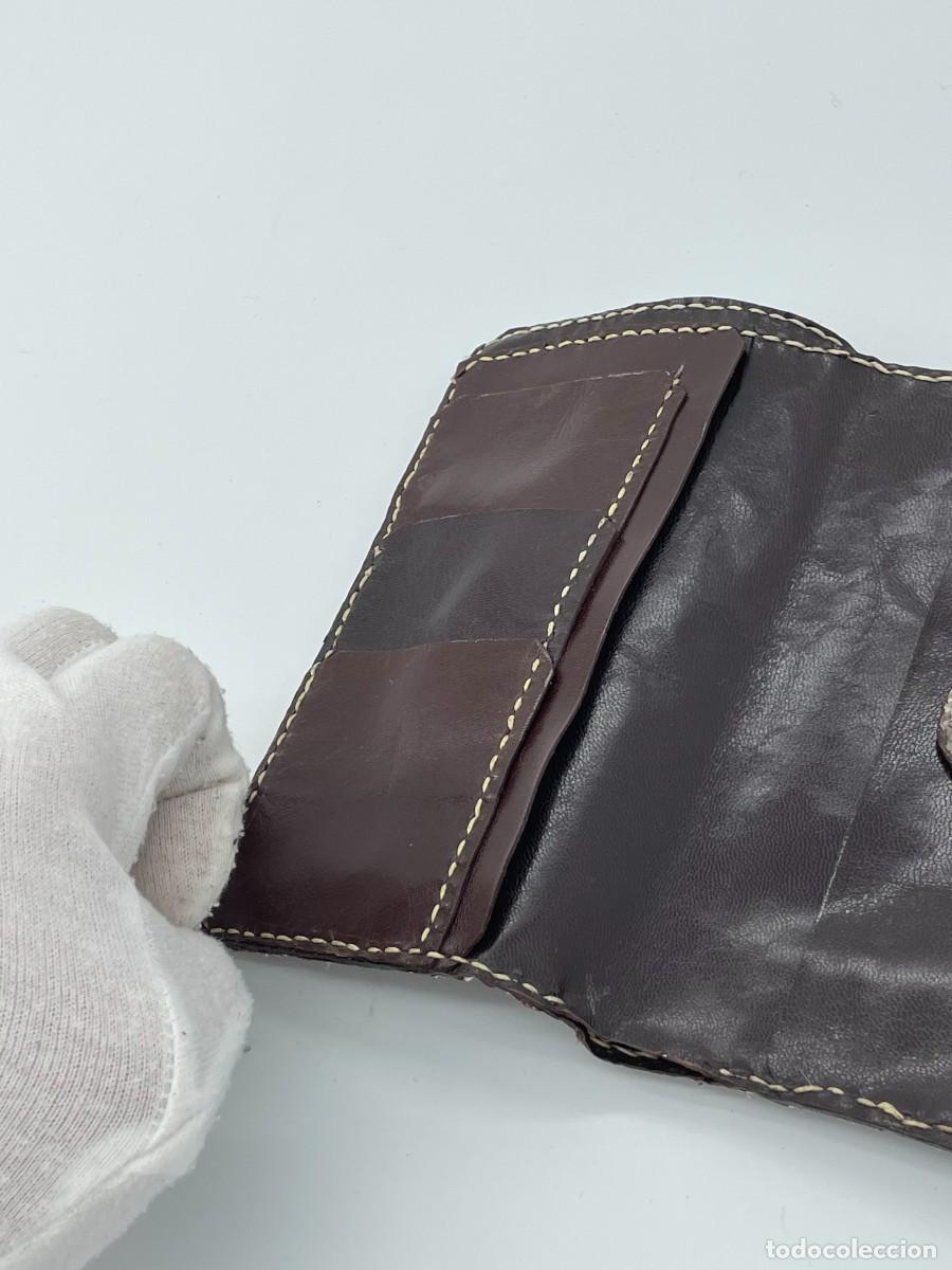 Vintage: Cartera artesana en piel de piton - Foto 12