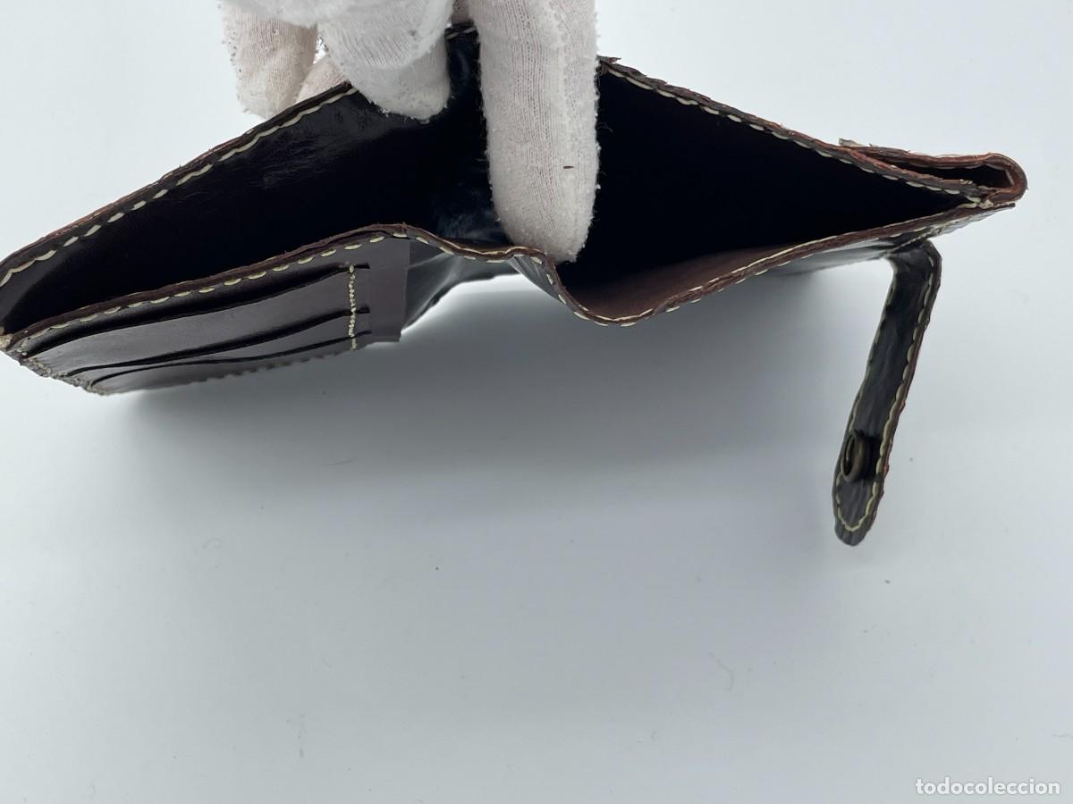 Vintage: Cartera artesana en piel de piton - Foto 14