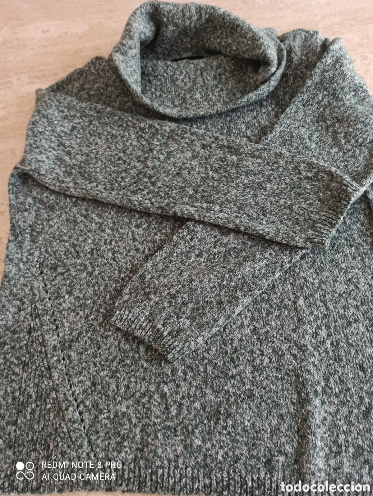 Vintage: Jersey jaspeado en blanco y verde - Foto 9