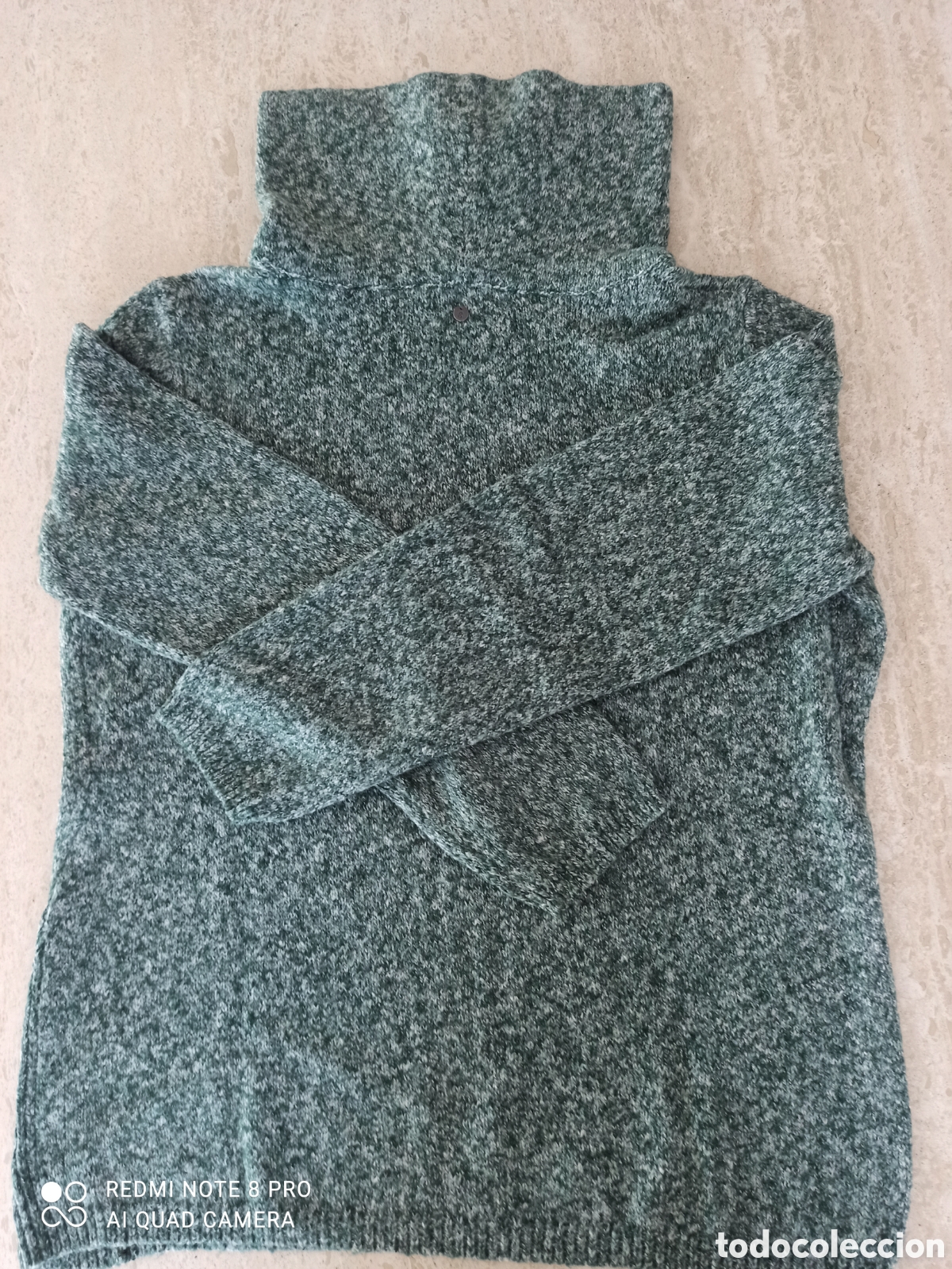 Vintage: Jersey jaspeado en blanco y verde - Foto 12