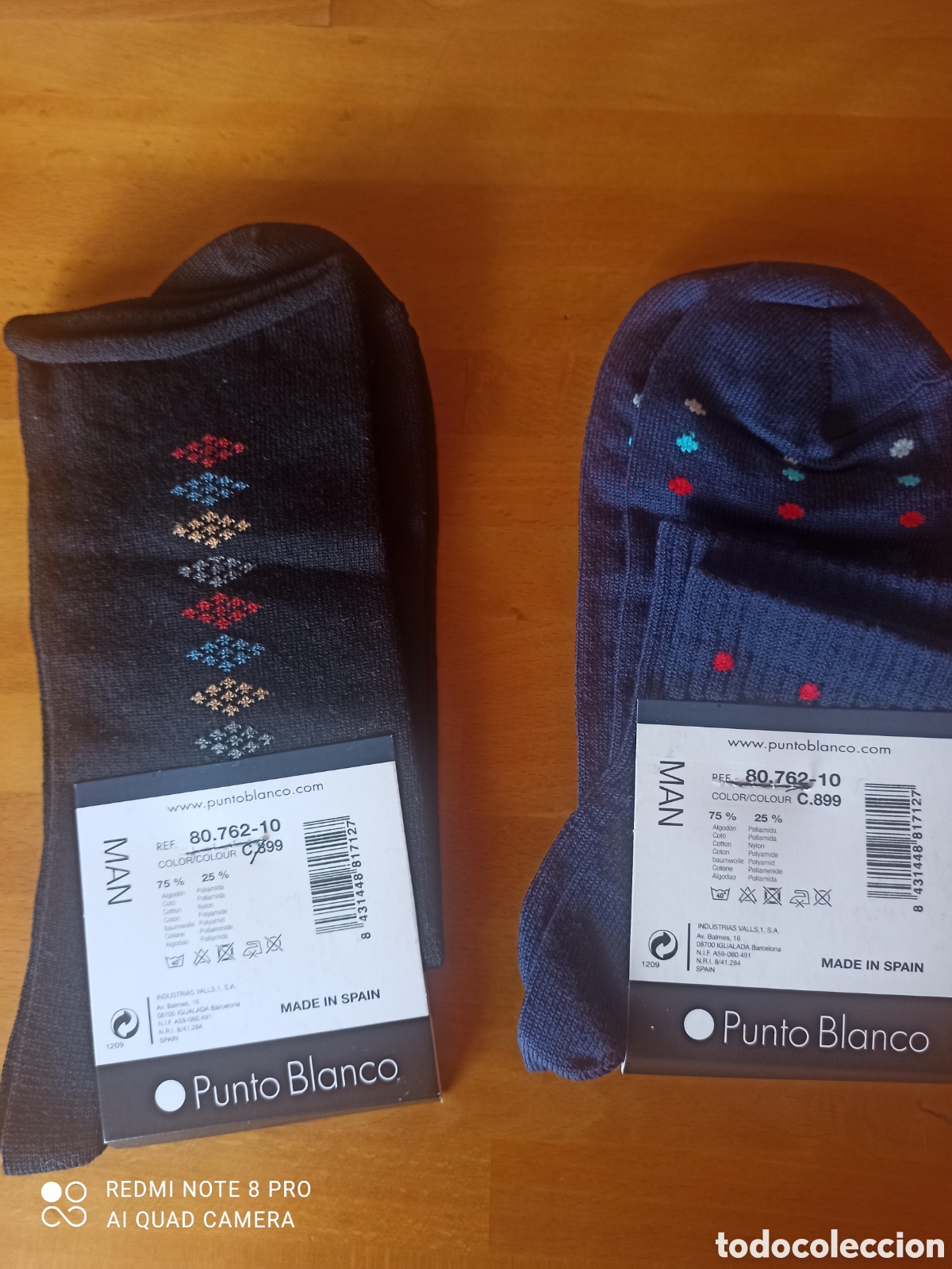 Vintage: Calcetines Punto Blanco - Foto 5