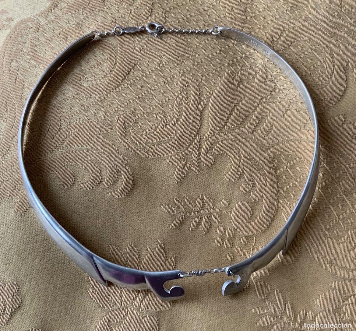 Vintage: COLLAR PLATA 925 CONTRASTADA DE MEXICO - Foto 1