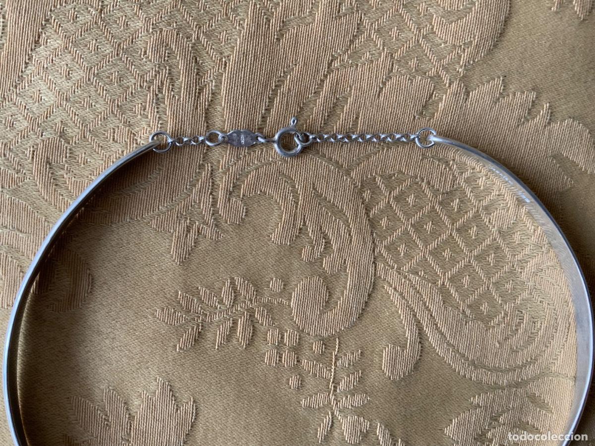 Vintage: COLLAR PLATA 925 CONTRASTADA DE MEXICO - Foto 6