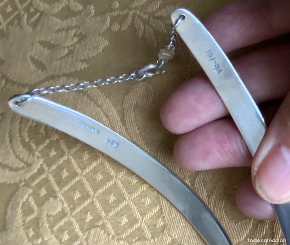 Vintage: COLLAR PLATA 925 CONTRASTADA DE MEXICO - Foto 14