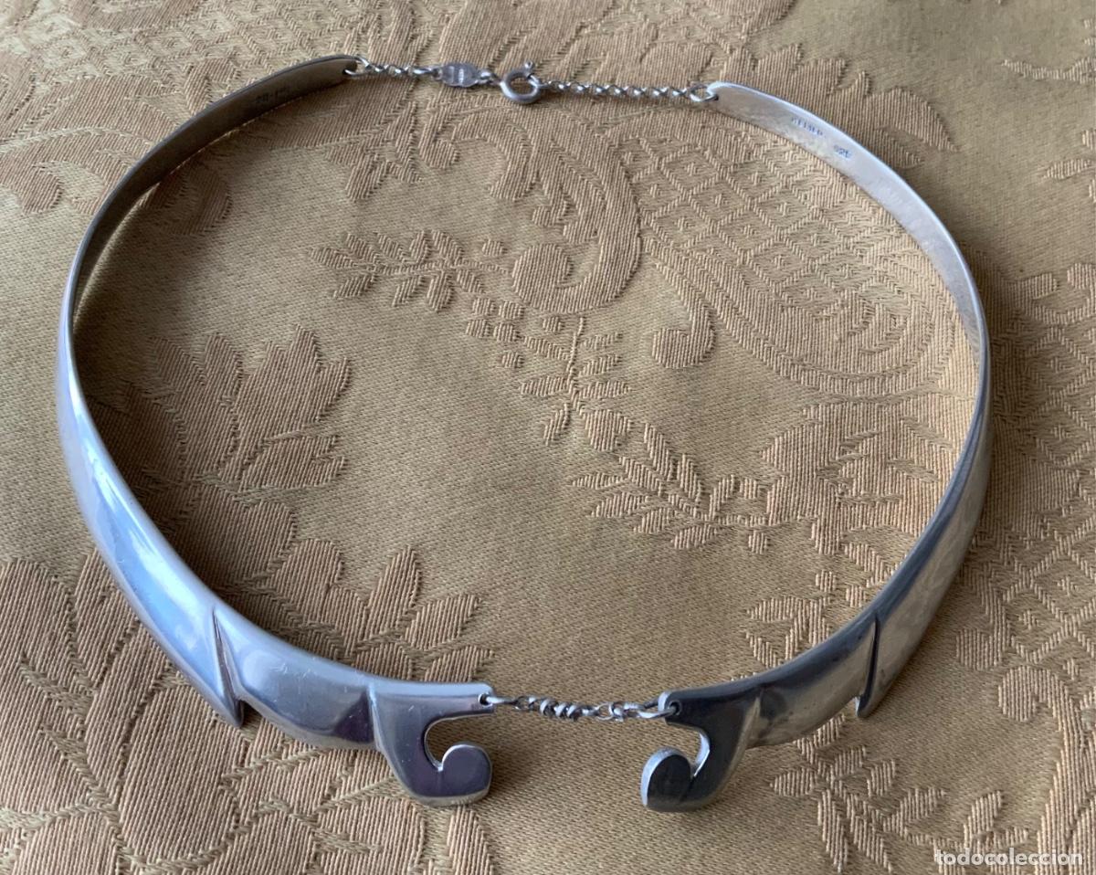 Vintage: COLLAR PLATA 925 CONTRASTADA DE MEXICO - Foto 16