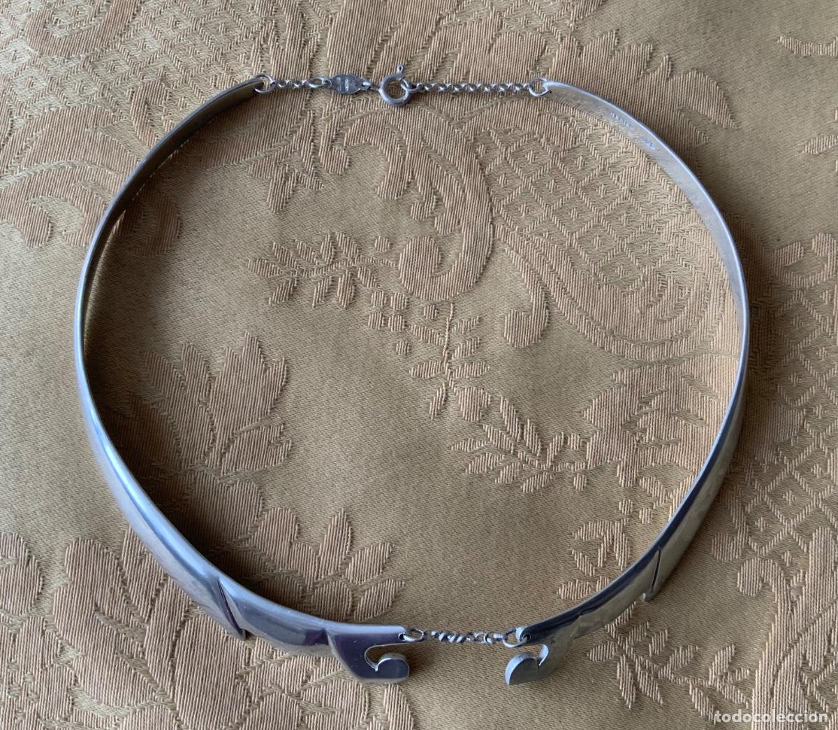 Vintage: COLLAR PLATA 925 CONTRASTADA DE MEXICO - Foto 18