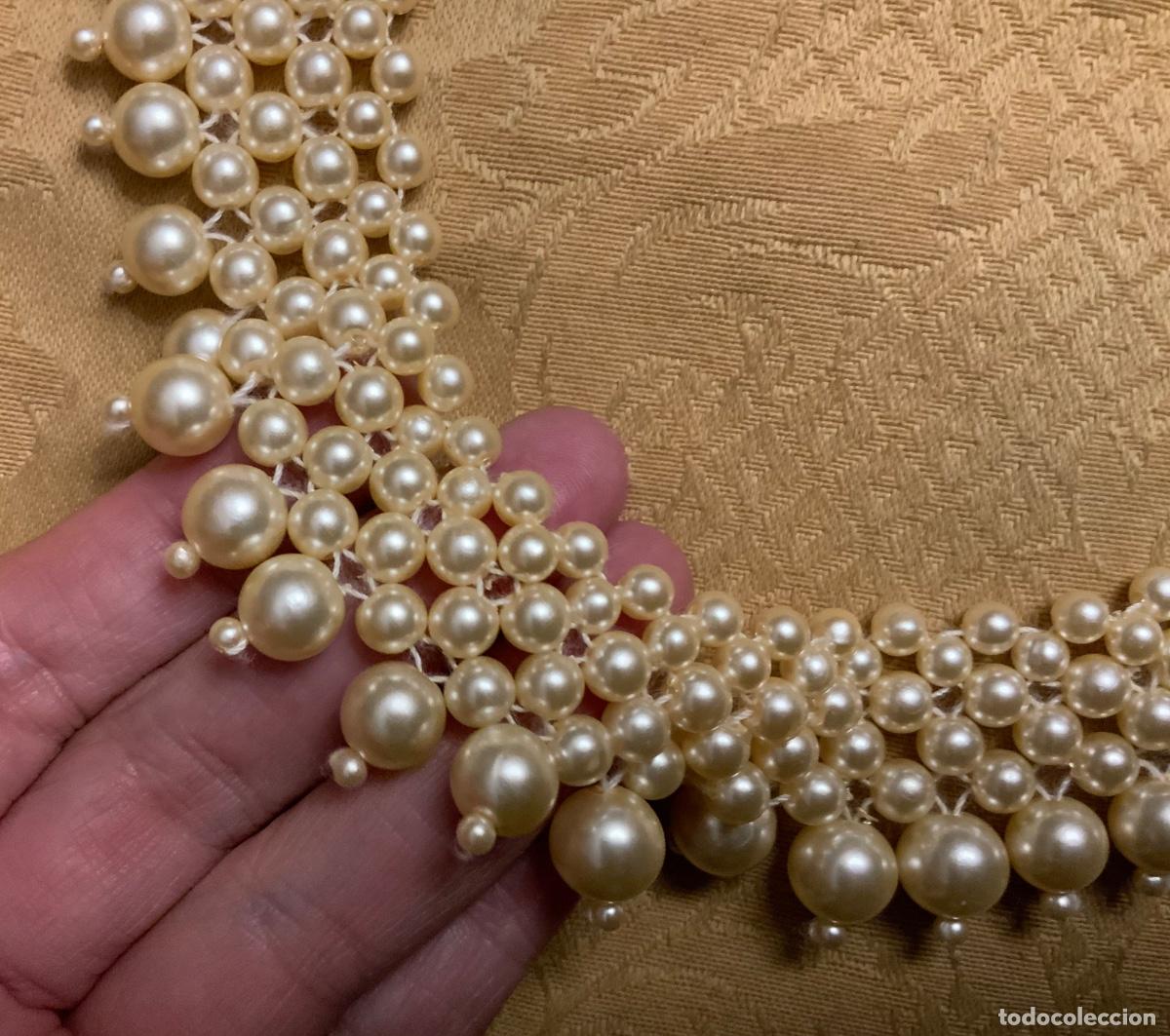 Vintage: COLLAR BABERO PERLAS - Foto 6