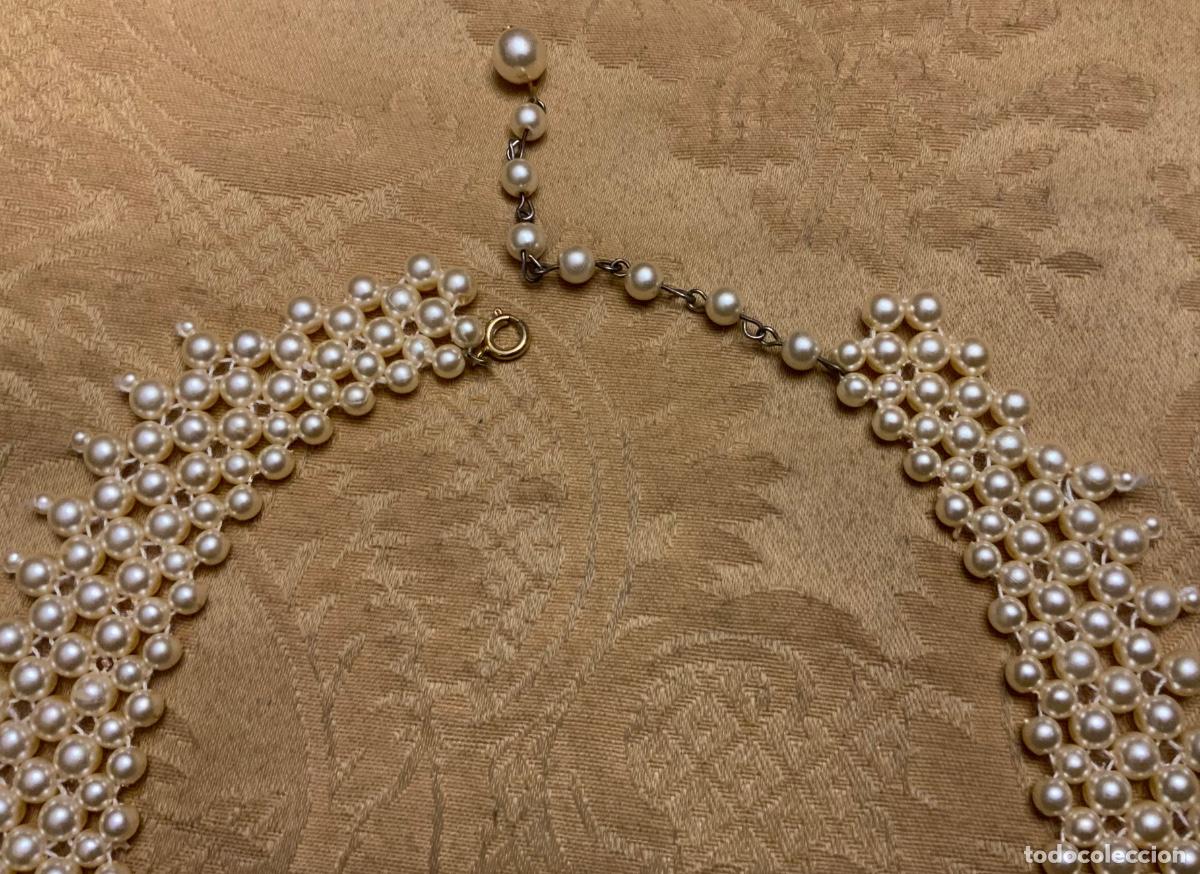 Vintage: COLLAR BABERO PERLAS - Foto 7