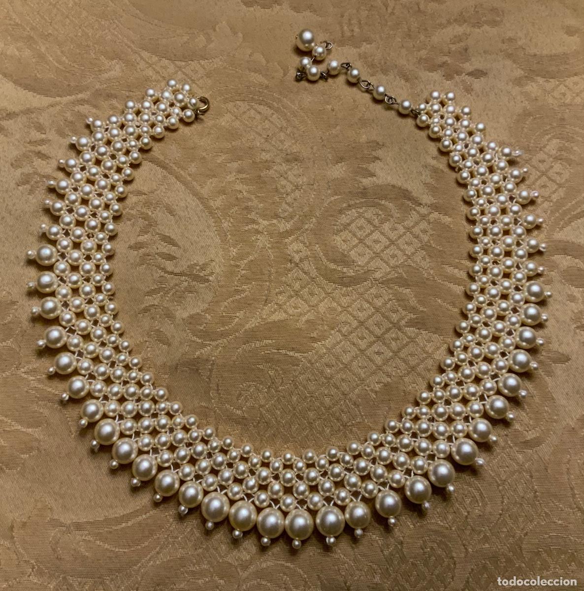 Vintage: COLLAR BABERO PERLAS - Foto 8