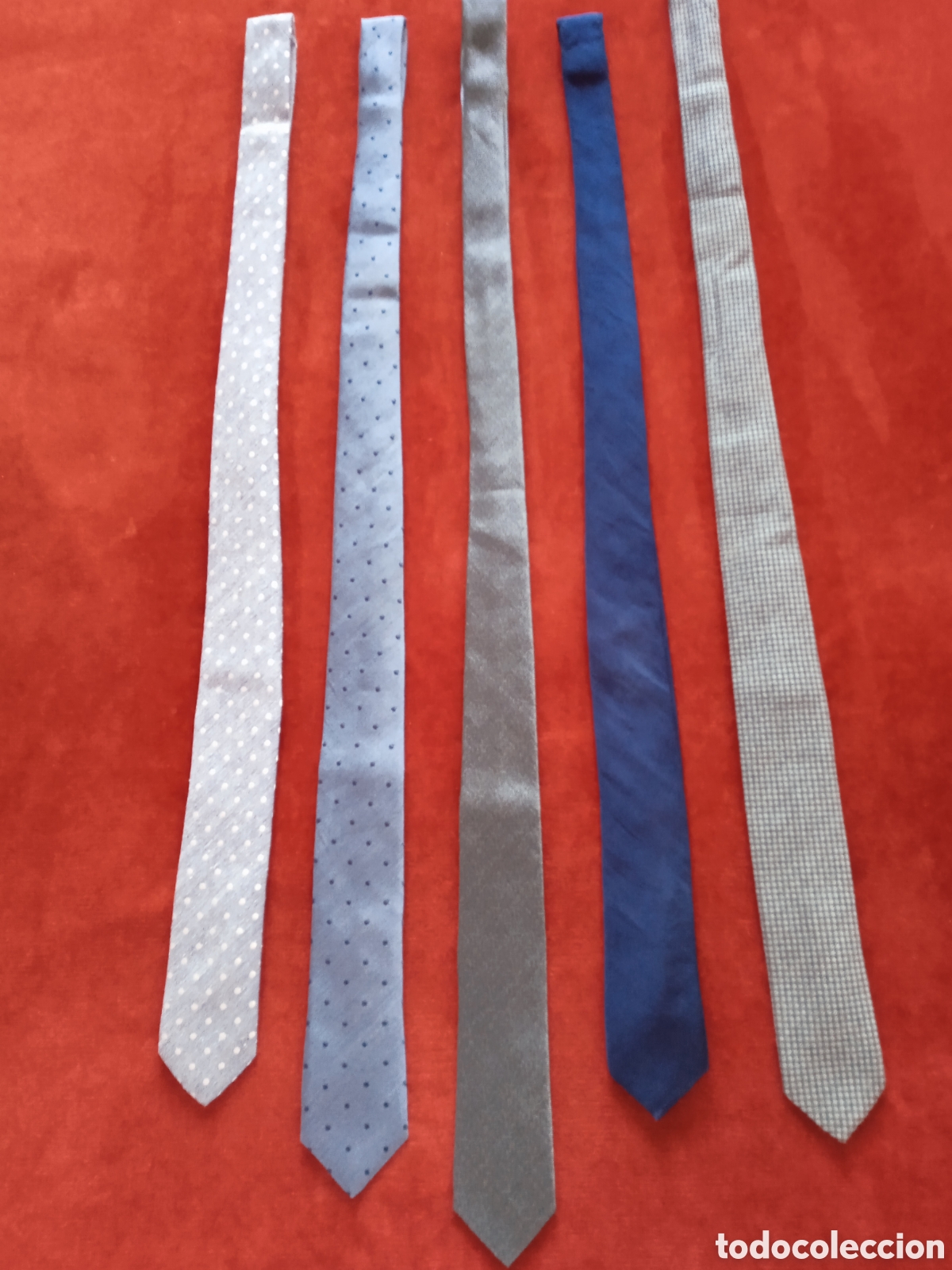 Vintage: Corbata de Seda ,gris jaspeado ,100%100 Seda - Foto 16