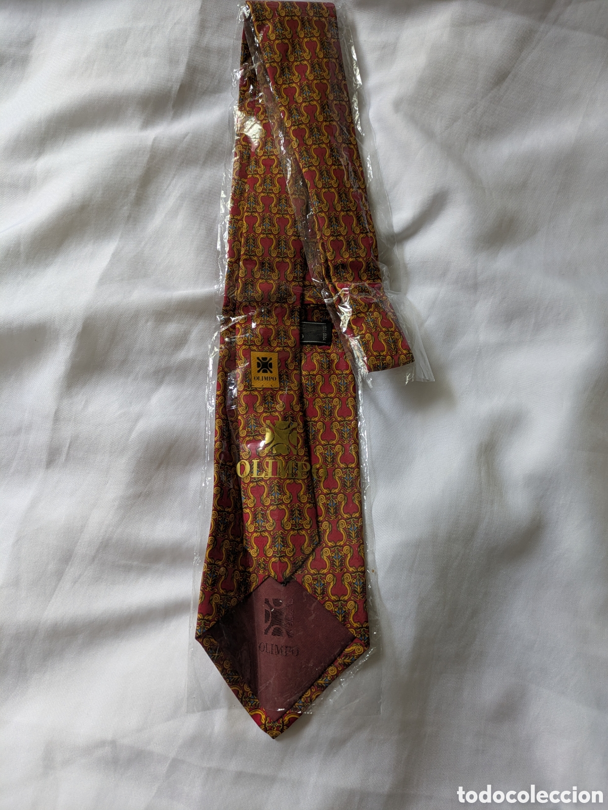 Vintage: Corbata seda vintage Olympo - Foto 3