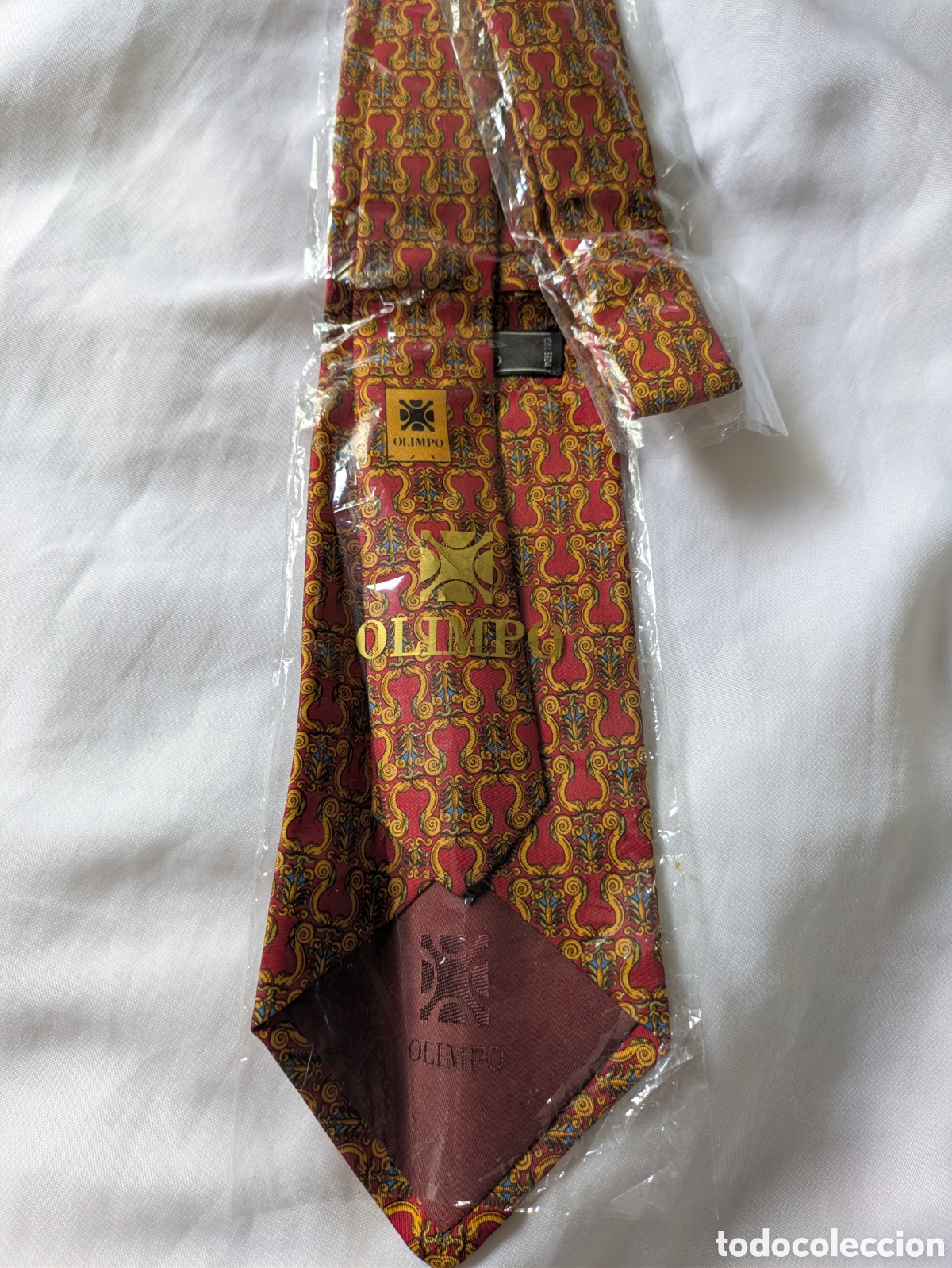 Vintage: Corbata seda vintage Olympo - Foto 4