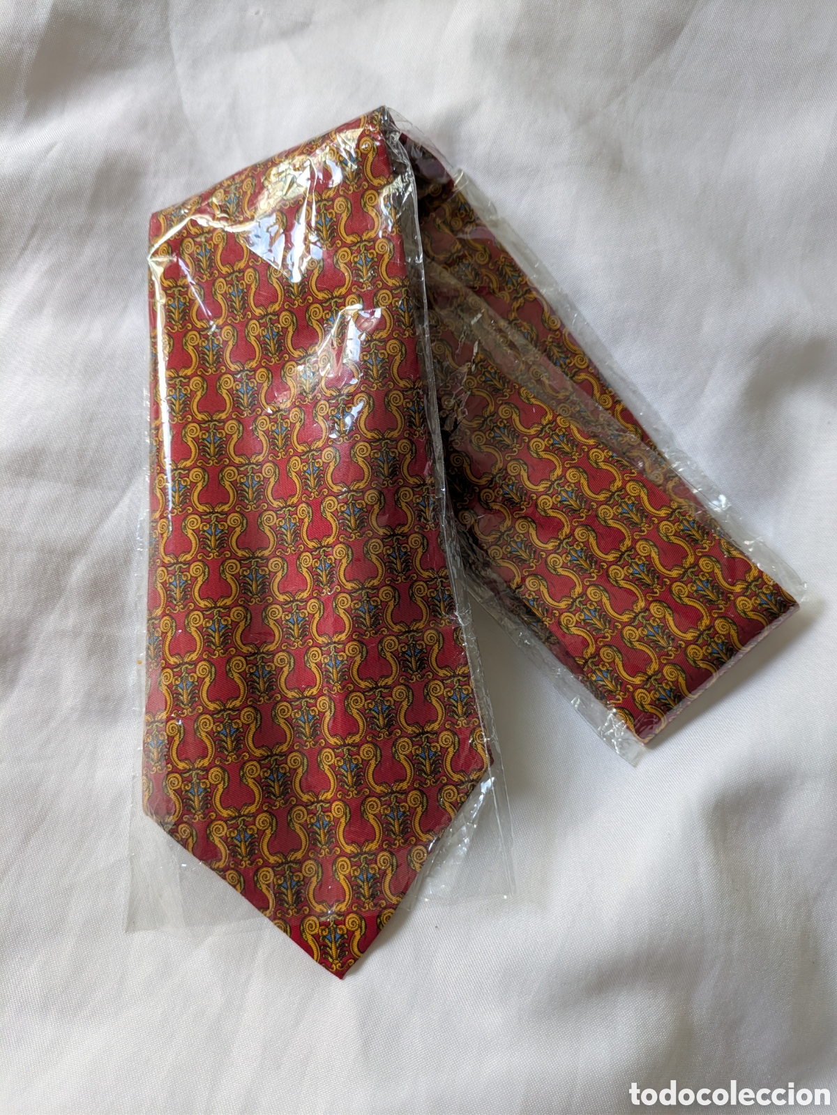 Vintage: Corbata seda vintage Olympo - Foto 1