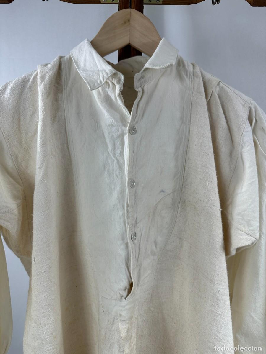 Vintage: Antigua camisa de c&aacute;&ntilde;amo y holandilla - Foto 1