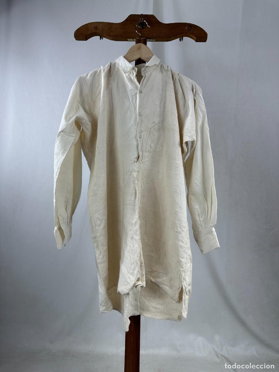 Vintage: Antigua camisa de c&aacute;&ntilde;amo y holandilla - Foto 2