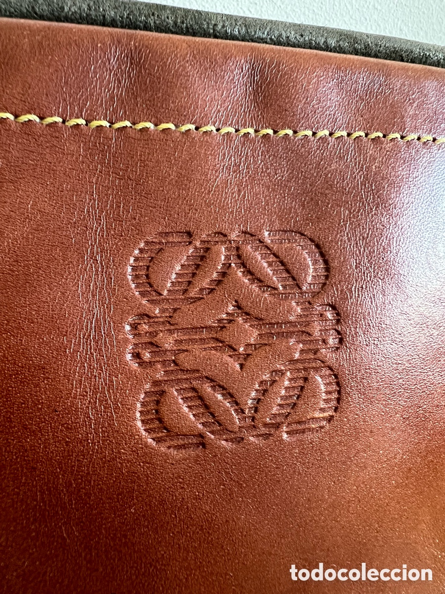 Vintage: Bolso marr&oacute;n de Loewe - Foto 3