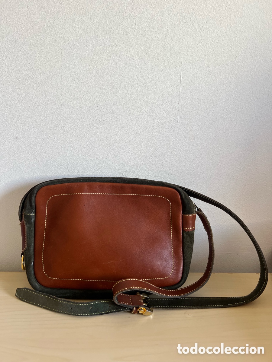 Vintage: Bolso marr&oacute;n de Loewe - Foto 4