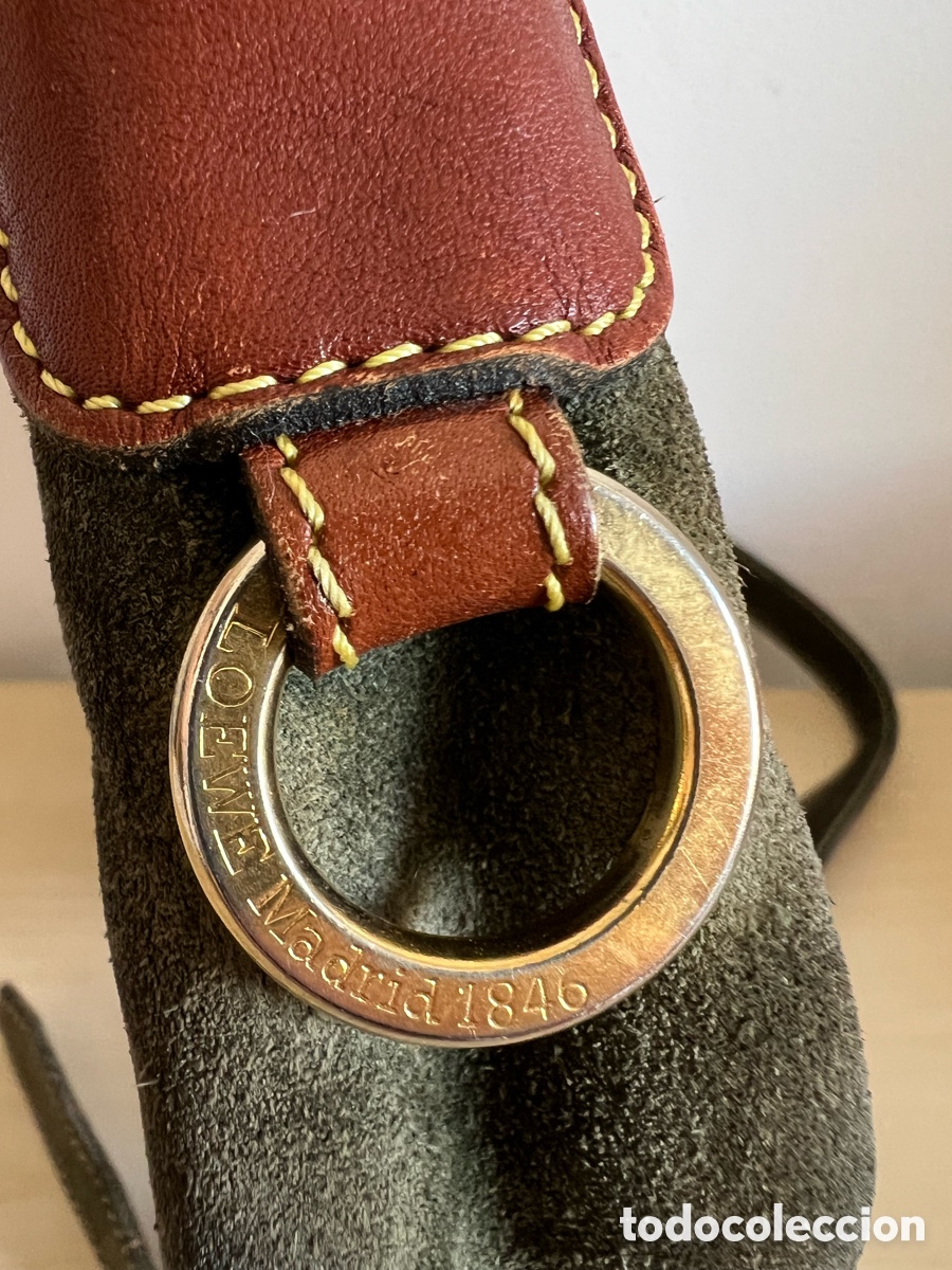 Vintage: Bolso marr&oacute;n de Loewe - Foto 5