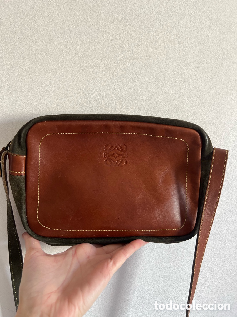 Vintage: Bolso marr&oacute;n de Loewe - Foto 7