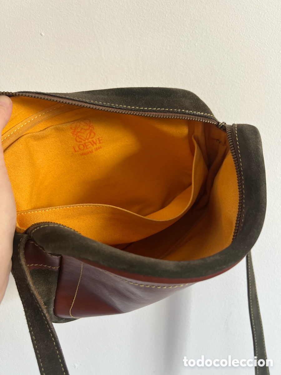 Vintage: Bolso marr&oacute;n de Loewe - Foto 8