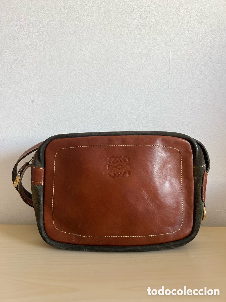 Vintage: Bolso marr&oacute;n de Loewe - Foto 1