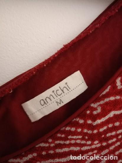 Vintage: VESTIDO AMICHI ROJO Y BLANCO - Foto 2