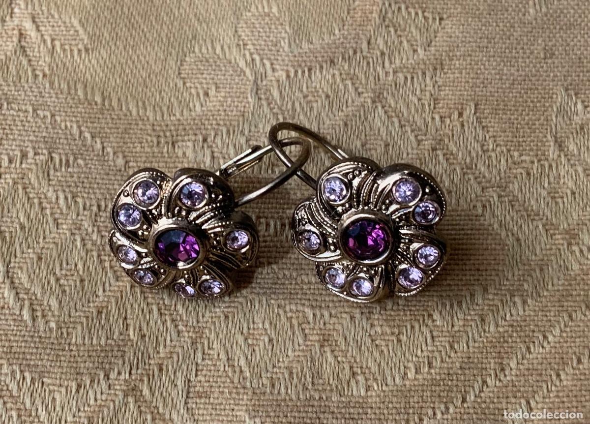 Vintage: PENDIENTES VINTAGE FLOR - Foto 5