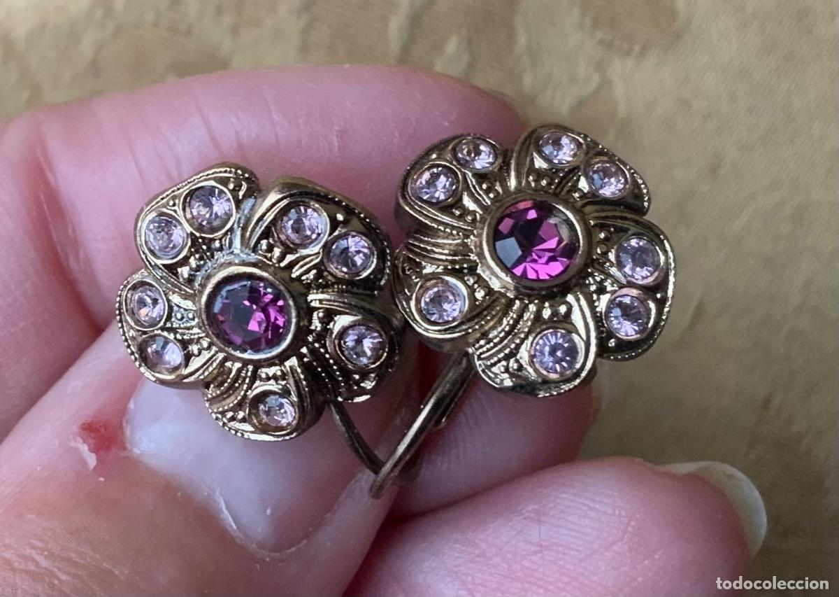 Vintage: PENDIENTES VINTAGE FLOR - Foto 8