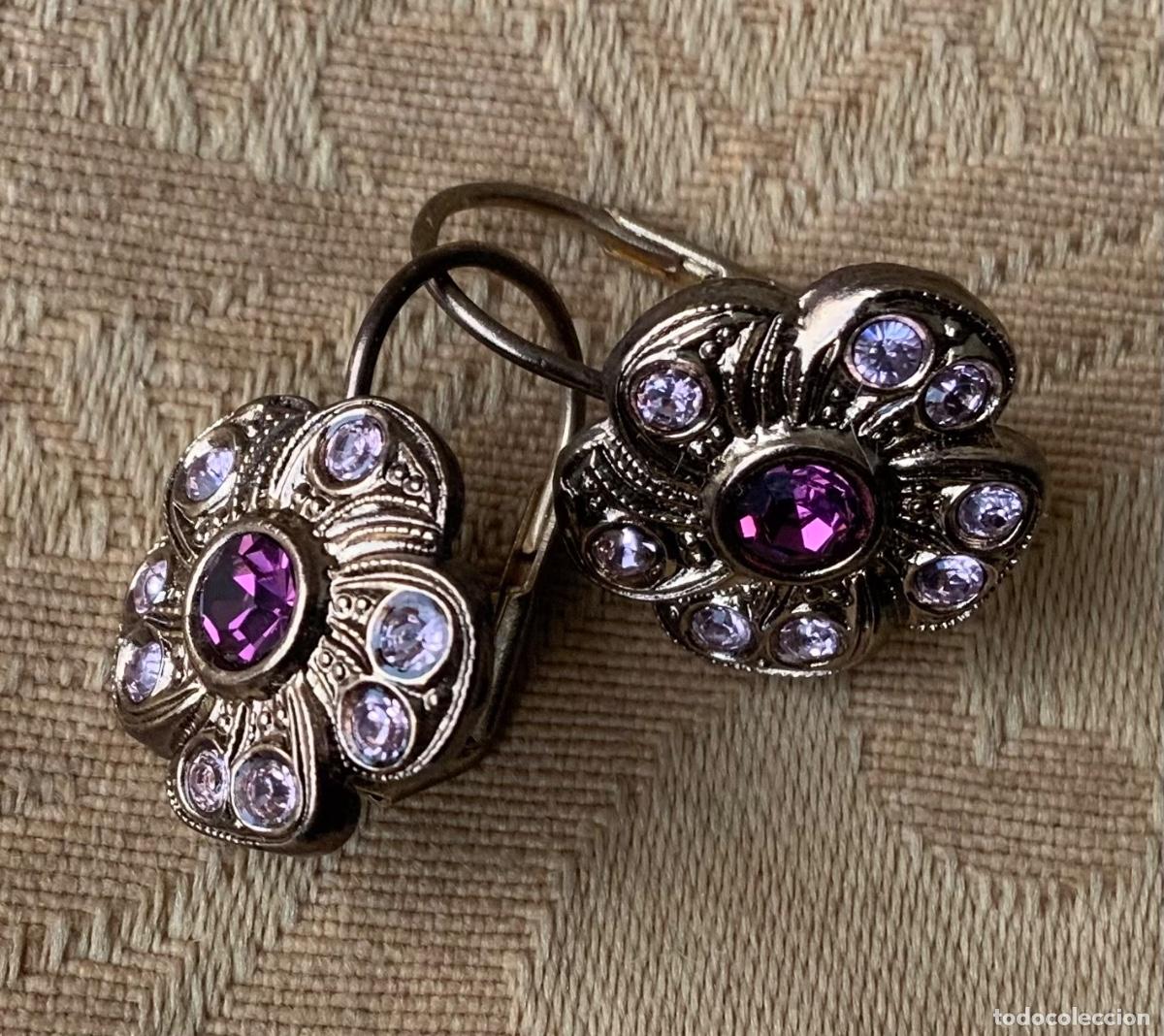 Vintage: PENDIENTES VINTAGE FLOR - Foto 10
