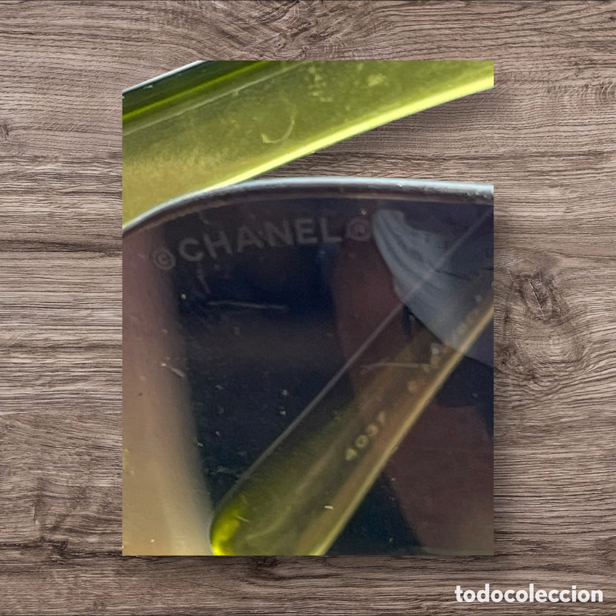 Vintage: Gafas de sol Chanel verdes - Foto 4
