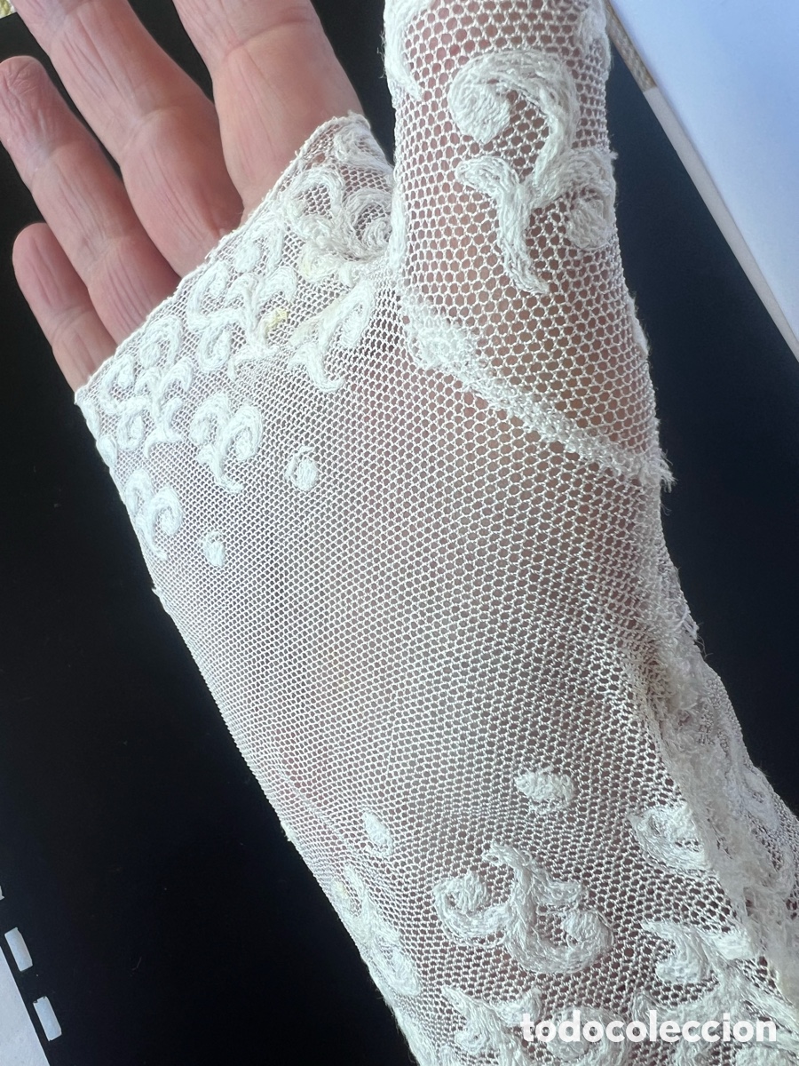Vintage: Guantes vintage de encaje - Foto 2