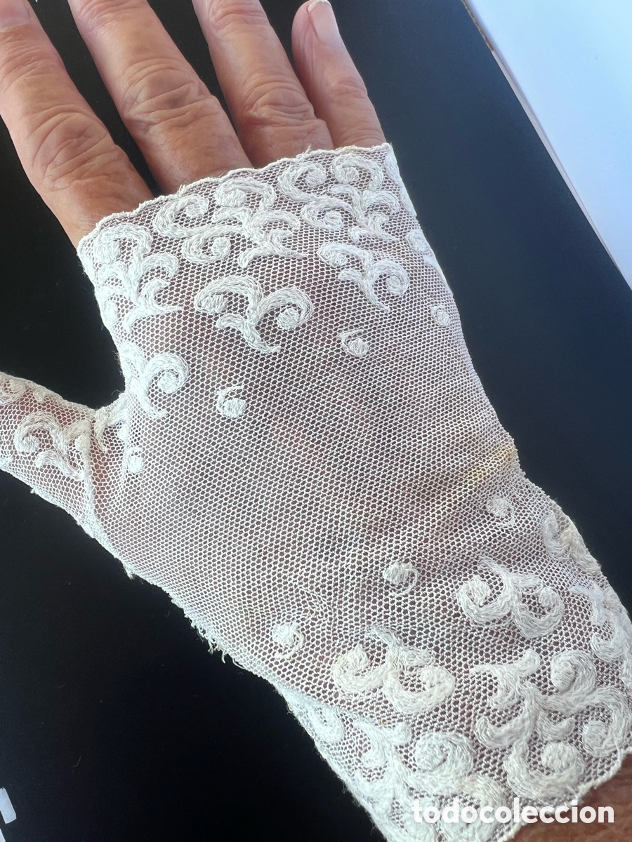 Vintage: Guantes vintage de encaje - Foto 1