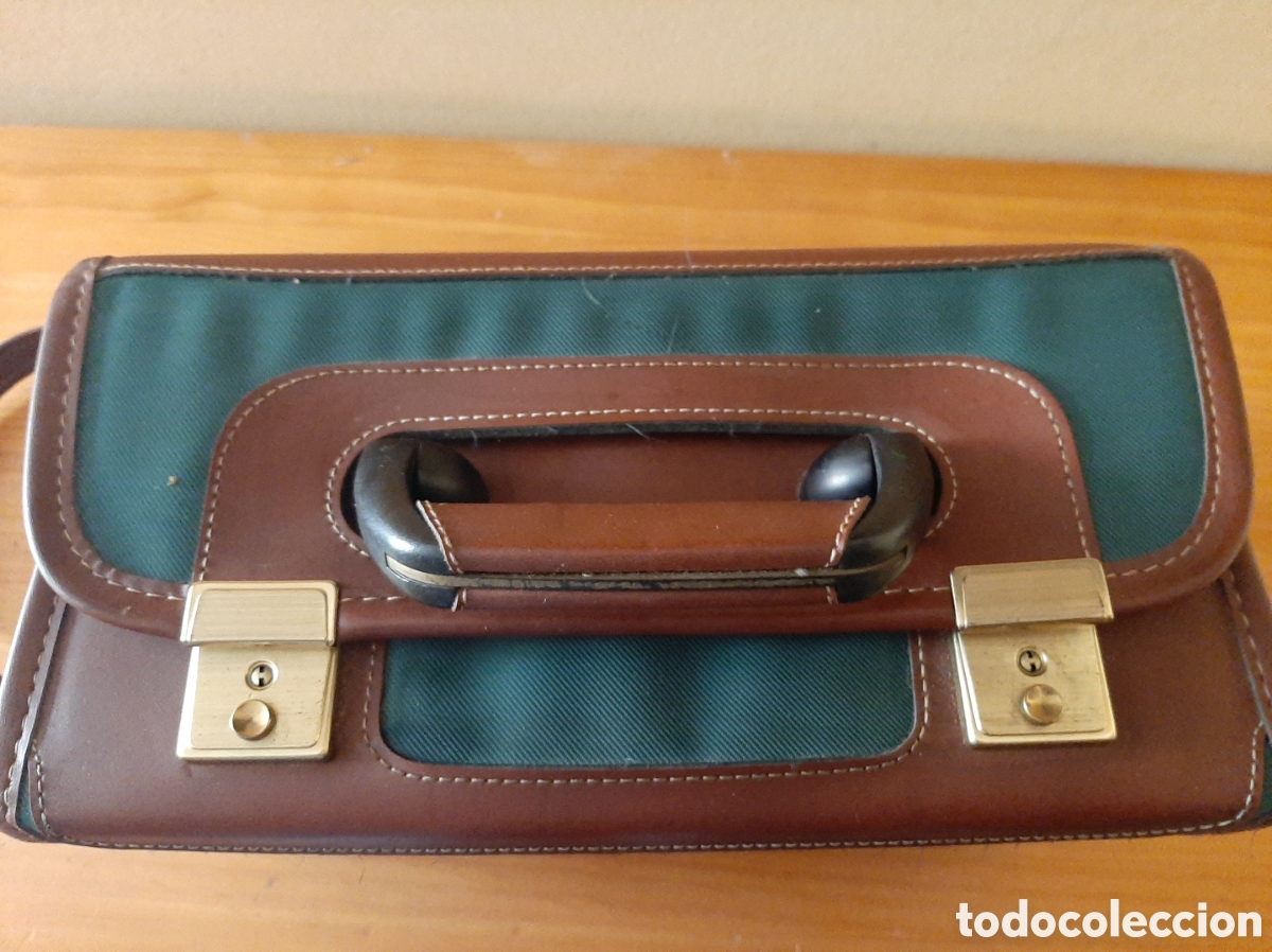 Vintage: Maletin mano Piel Sansonite con llave - Foto 3