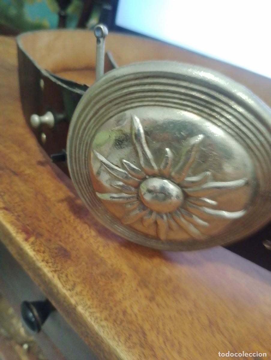 Vintage: Cintur&oacute;n hebilla Flor de Edelweiss - Foto 6
