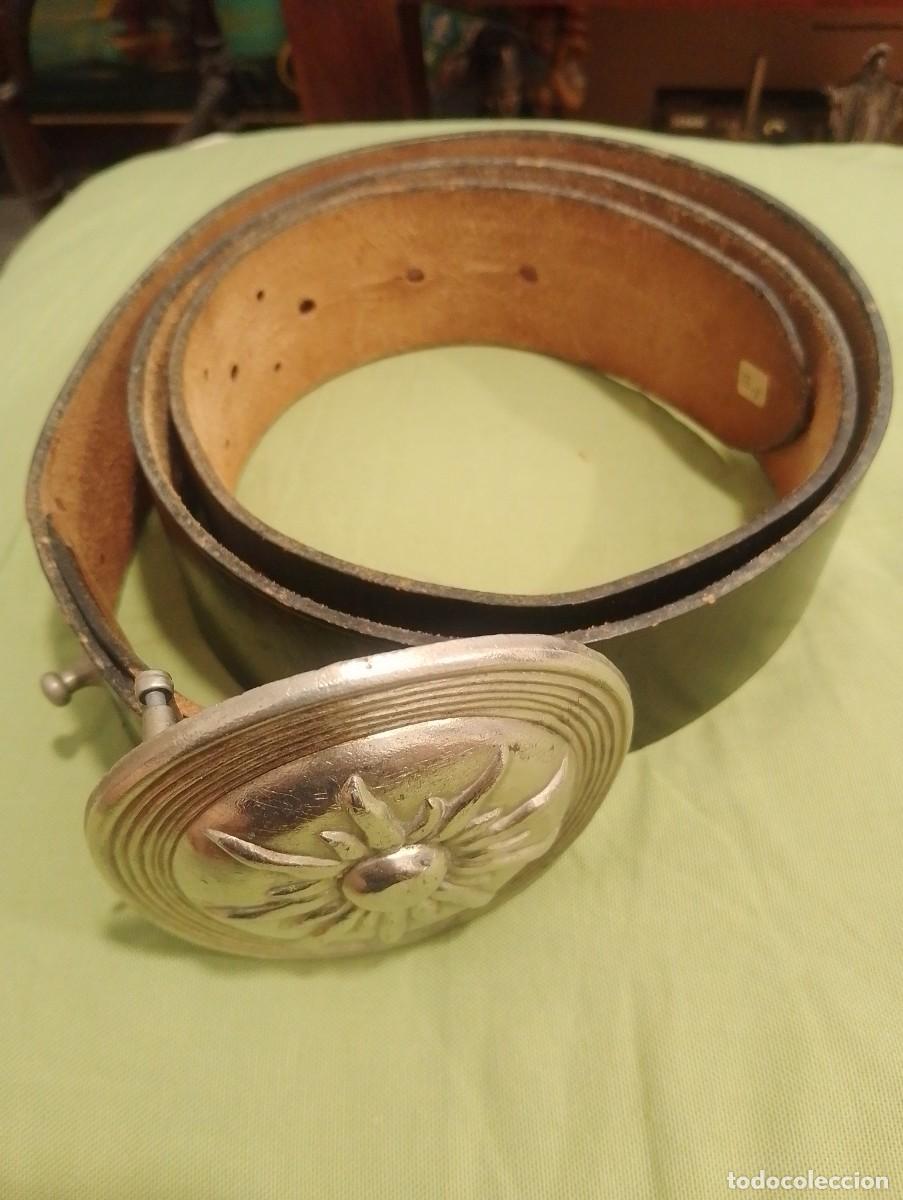 Vintage: Cintur&oacute;n hebilla Flor de Edelweiss - Foto 8