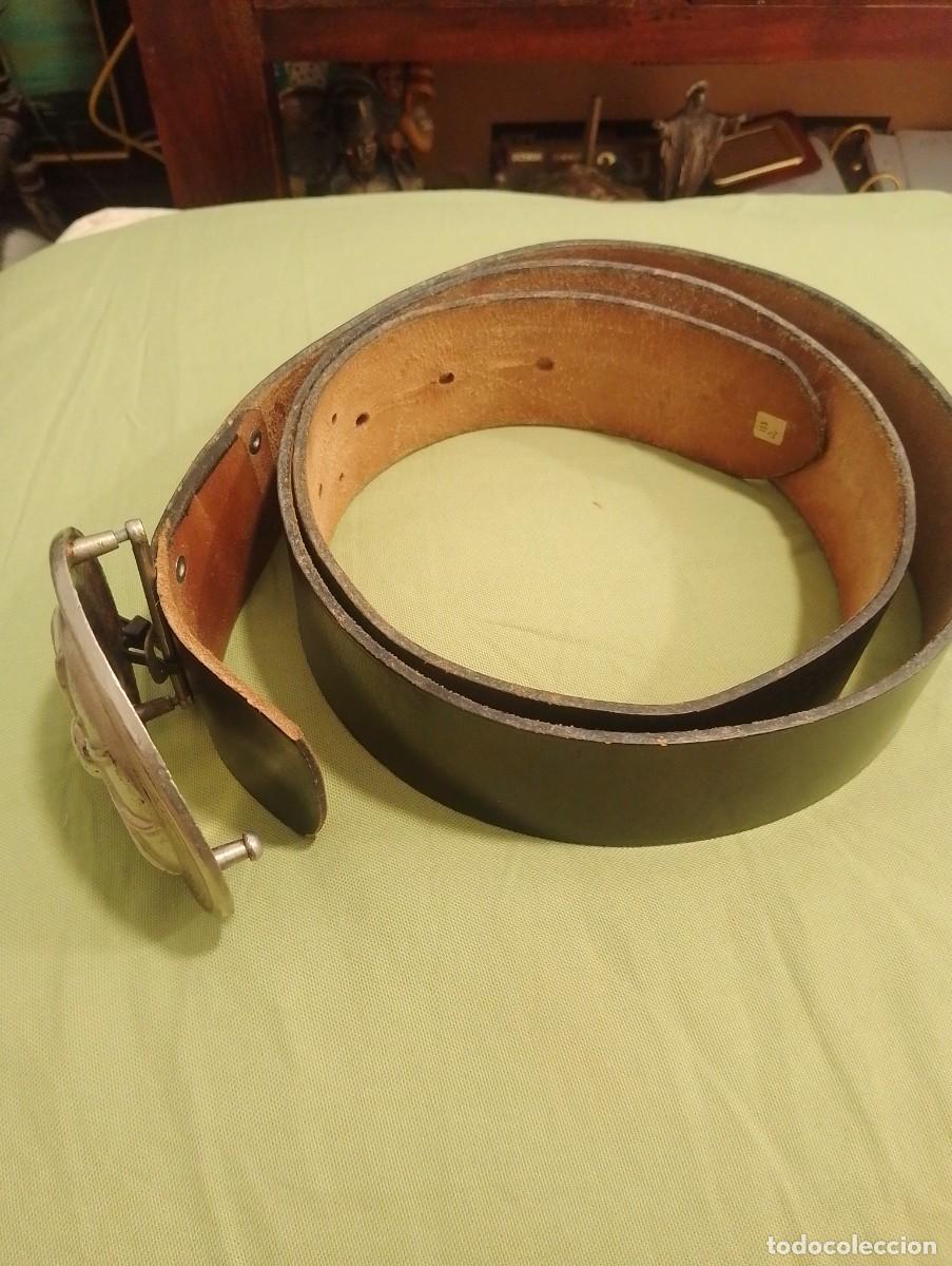 Vintage: Cintur&oacute;n hebilla Flor de Edelweiss - Foto 9