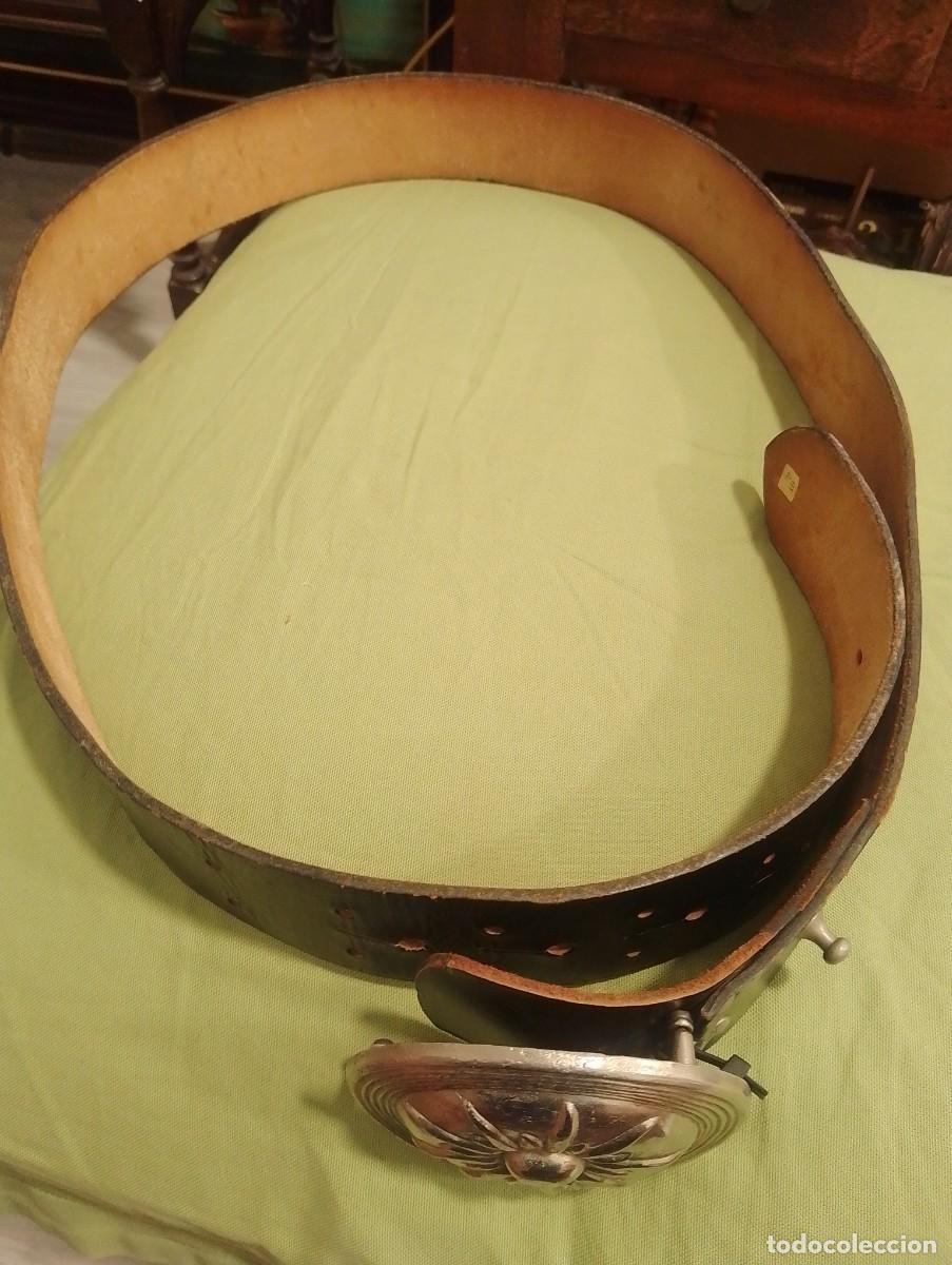 Vintage: Cintur&oacute;n hebilla Flor de Edelweiss - Foto 10