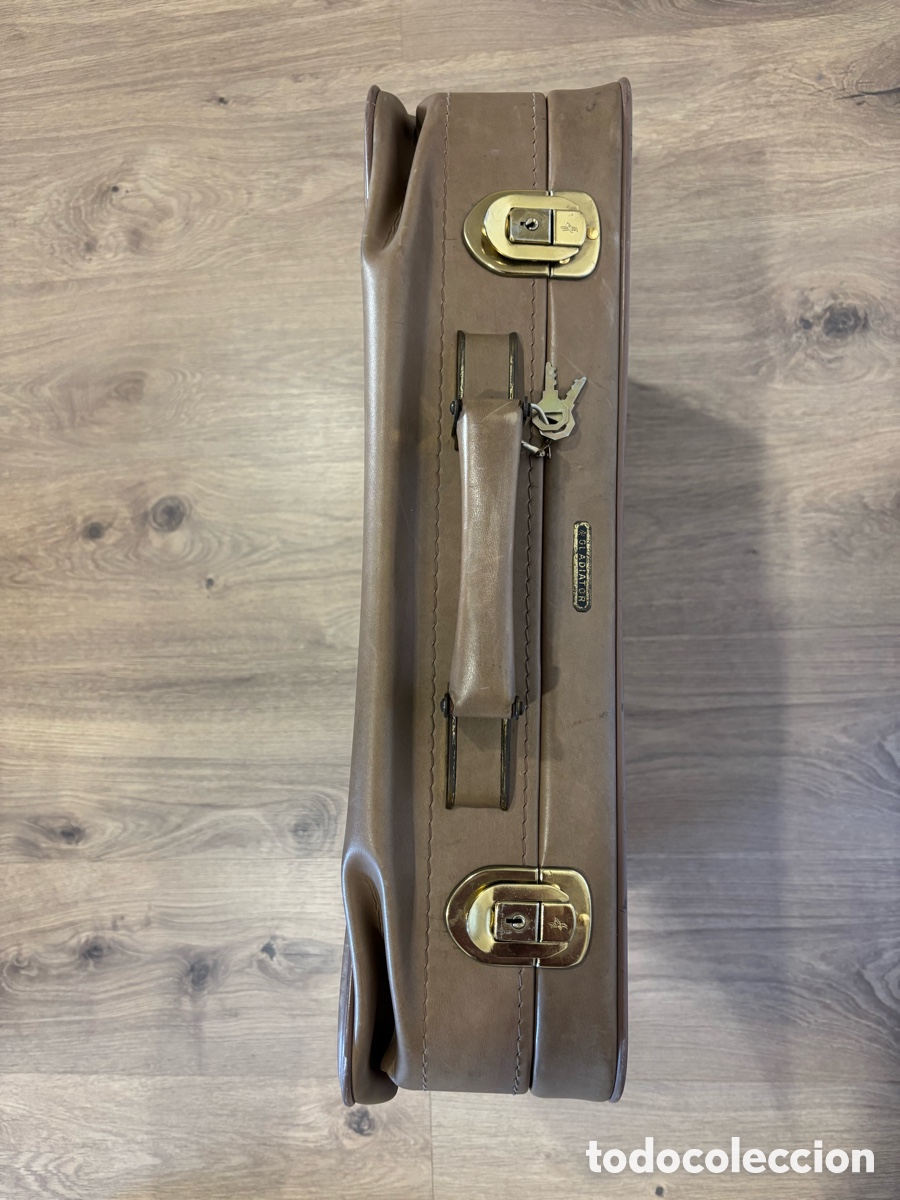Vintage: Maleta de piel Gladiator con llave - Foto 5