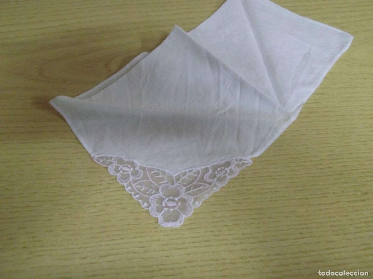 Vintage: Pa&ntilde;uelo de bolsillo blanco. - Foto 1