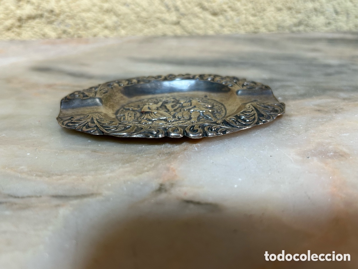 Vintage: Cenicero de plata repujada - Foto 10