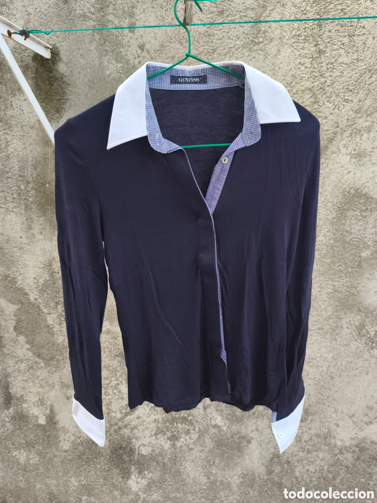 Vintage: Camisa de punto Genfins - Foto 1
