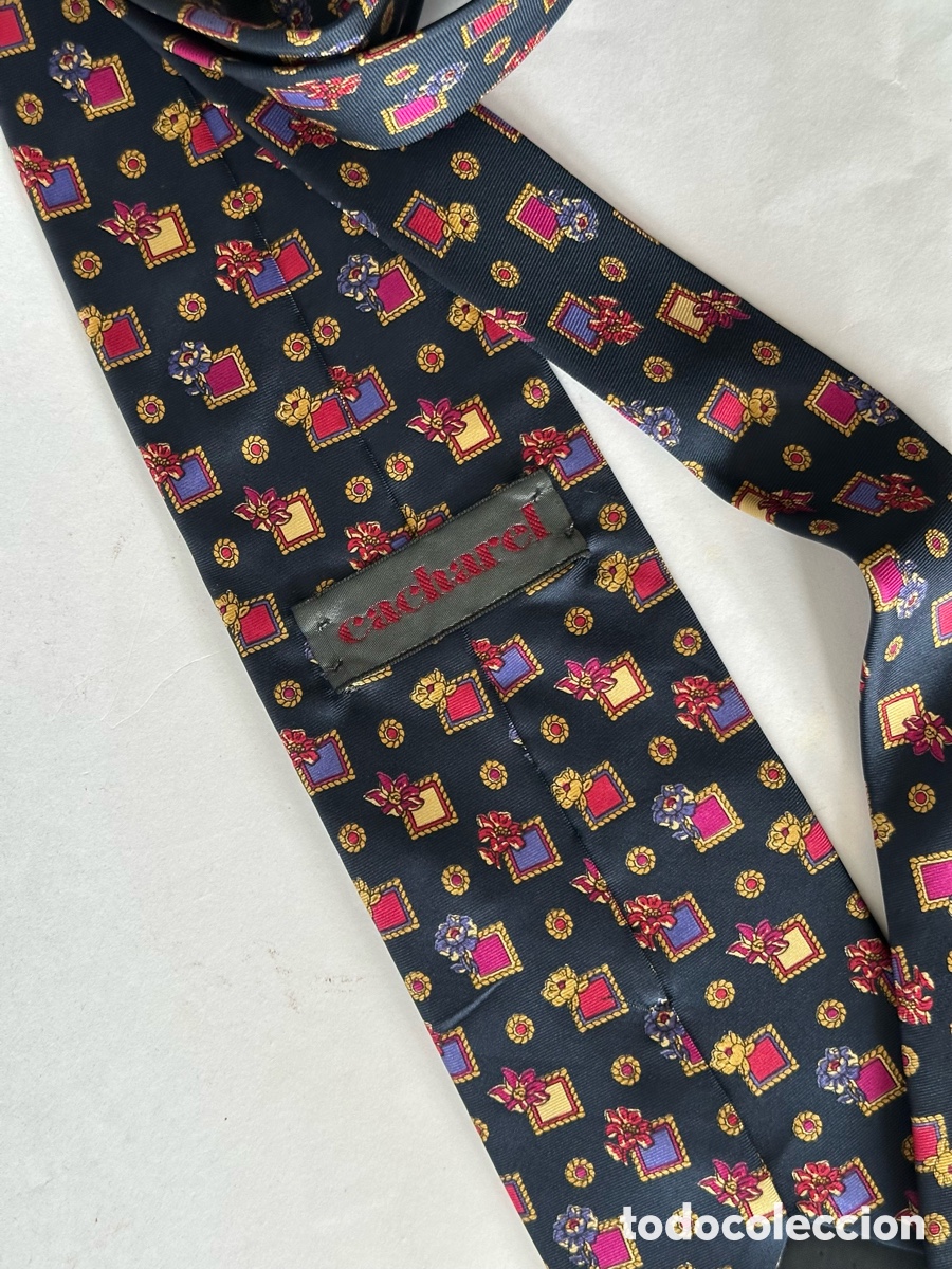Vintage: Corbata Cacharel seda - Foto 2